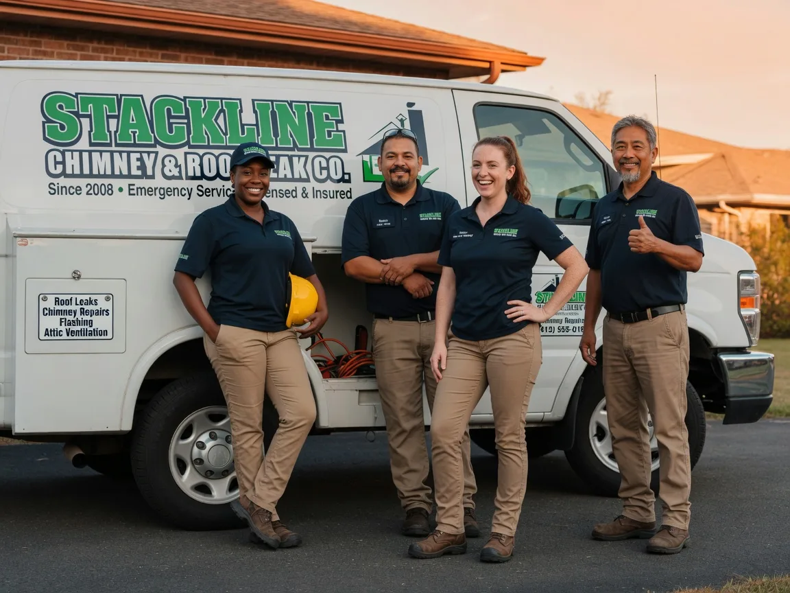 Chimney flashing repair company in Atlanta, KS